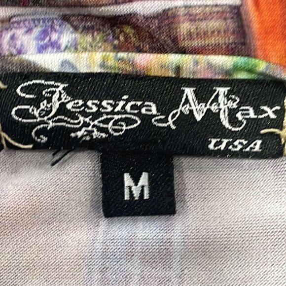 NWOT Jessica Max Venice Italy Village blouse.  Size M medium 8/10 - Picture 7 of 7
